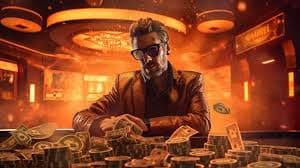 Tampilan visual promosi hadiah dan bonus pada platform hiburan sports dan casino