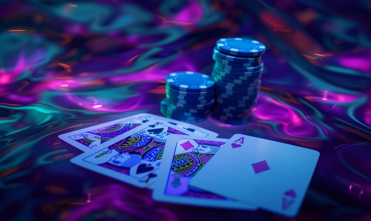 Dealer live casino sedang mengatur permainan secara langsung dengan tampilan interaktif